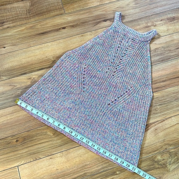 Anthropologie John+Jenn Top Sleeveless Knit Multicolor 100% Cotton - Picture 6 of 8